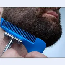 Hot sell plastic beard comb beard shaper for beard styling comb as facial hair shaping tool AS SEEN ON TV