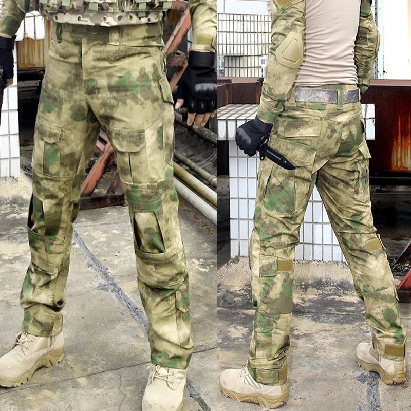 combat trousers with knee pads