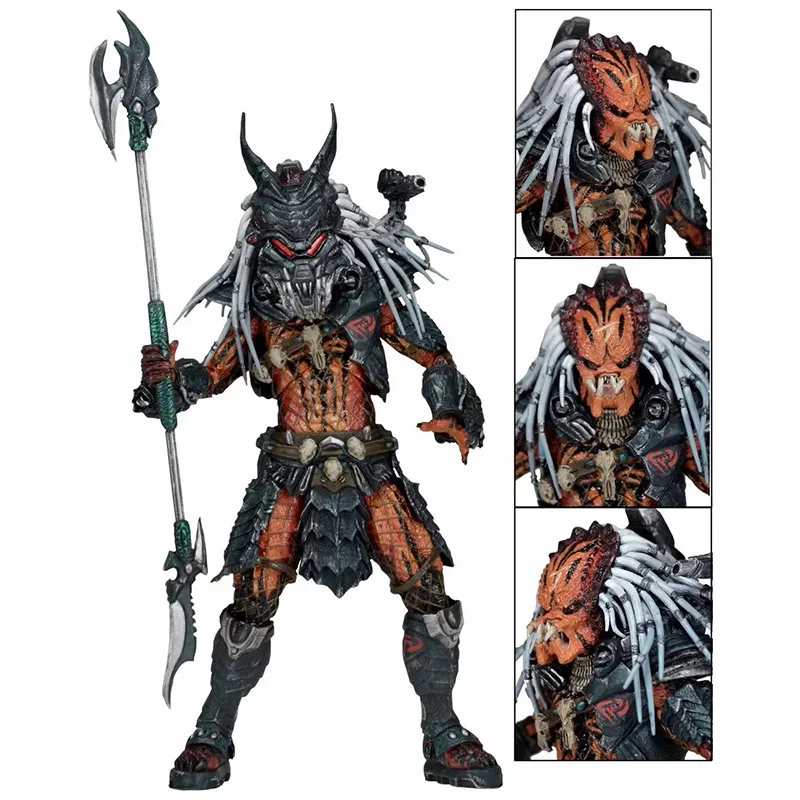 

action toy kids gift Elder Predator movable 18cm Predator figures model figure painted collectible PVC gift F7743