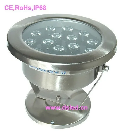 

IP68,15W LED underwater light,underwater LED light,24V DC,DS-10-61-15W,stainless steel,2-Year warranty,constant voltage