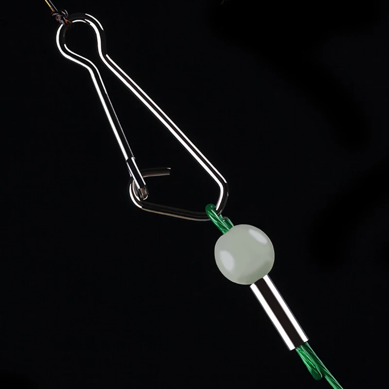 50 pcsStainless الصلب الصيد مدمن مخدرات يستقر الصيد هوك خط موصل البحر المحيط قطب المتداول المفاجئة الصيد أداة