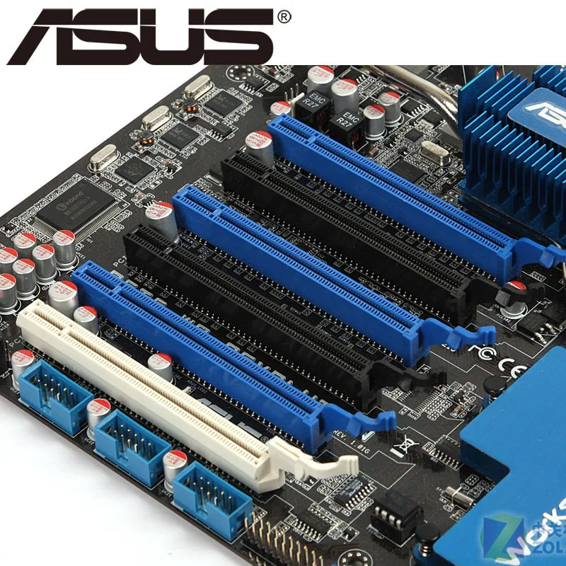 Материнская плата Asus P6T6 WS Revolution X58 Socket LGA 1366 i7 Extreme DDR3 24G ATX UEFI BIOS оригинальная