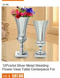 65 см высота канделябры Металлические серебряные высокие подсвечники подсвечник-столбик для свадьбы центральный Декор 03108