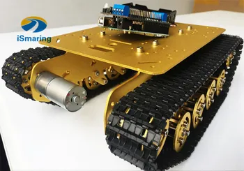 

Official iSmaring Wireless WiFi Metal Tank TS100 by Phone from ESPduino Controller Kit Compatible with Arduino Uno R3