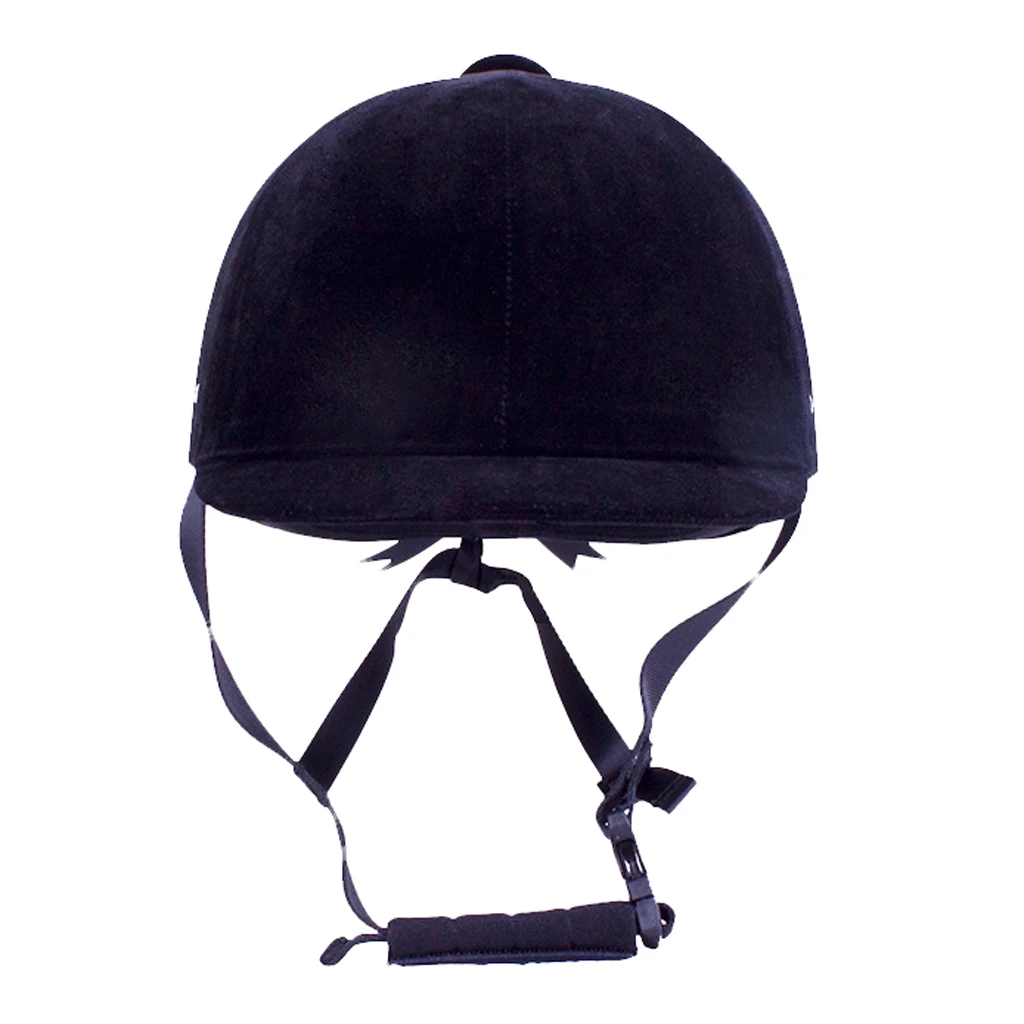 Adjustable Equestrian Helmet Men Women Outdoor Horse Riding Hat Fleece Soft Safety Hat for Adults Head Protective