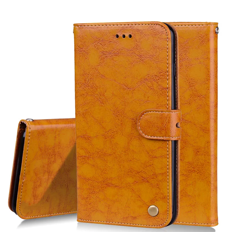 For Xiaomi Redmi 6A Case Business Flip Magnetic PU Leather Wallet Stand Phone Case With Magnetic Clasp