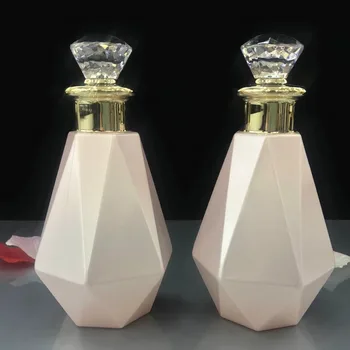 

10pcs 200ML High-Grade Pink Hexagon Facial Cream Bottle With Diamond Cap ,DIY Lotion Cream Bottle,Cosmetics Packaging Container