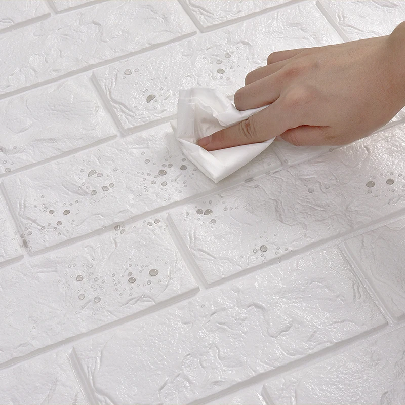 70x15cm Foam Brick Self Adhesive Bedroom Background Waterproof Wallpaper 3D Stereo Wall Sticker Kids Room Anti-collision Sticker 70x15cm Foam Brick Self Adhesive Bedroom Background Waterproof Wallpaper 3D Stereo Wall Sticker Kids Room Anti-collision Sticker