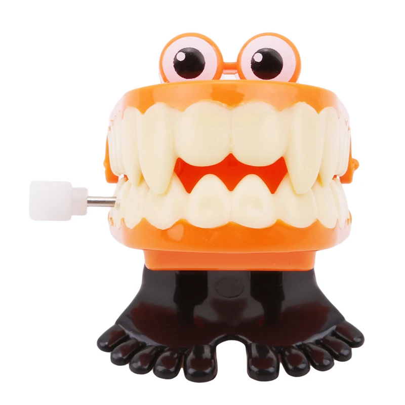 Заводной прыжок зуб стоматологический подарок стоматологические игрушки Пружинные пластиковые игрушки прыжок зубы цепь для детей