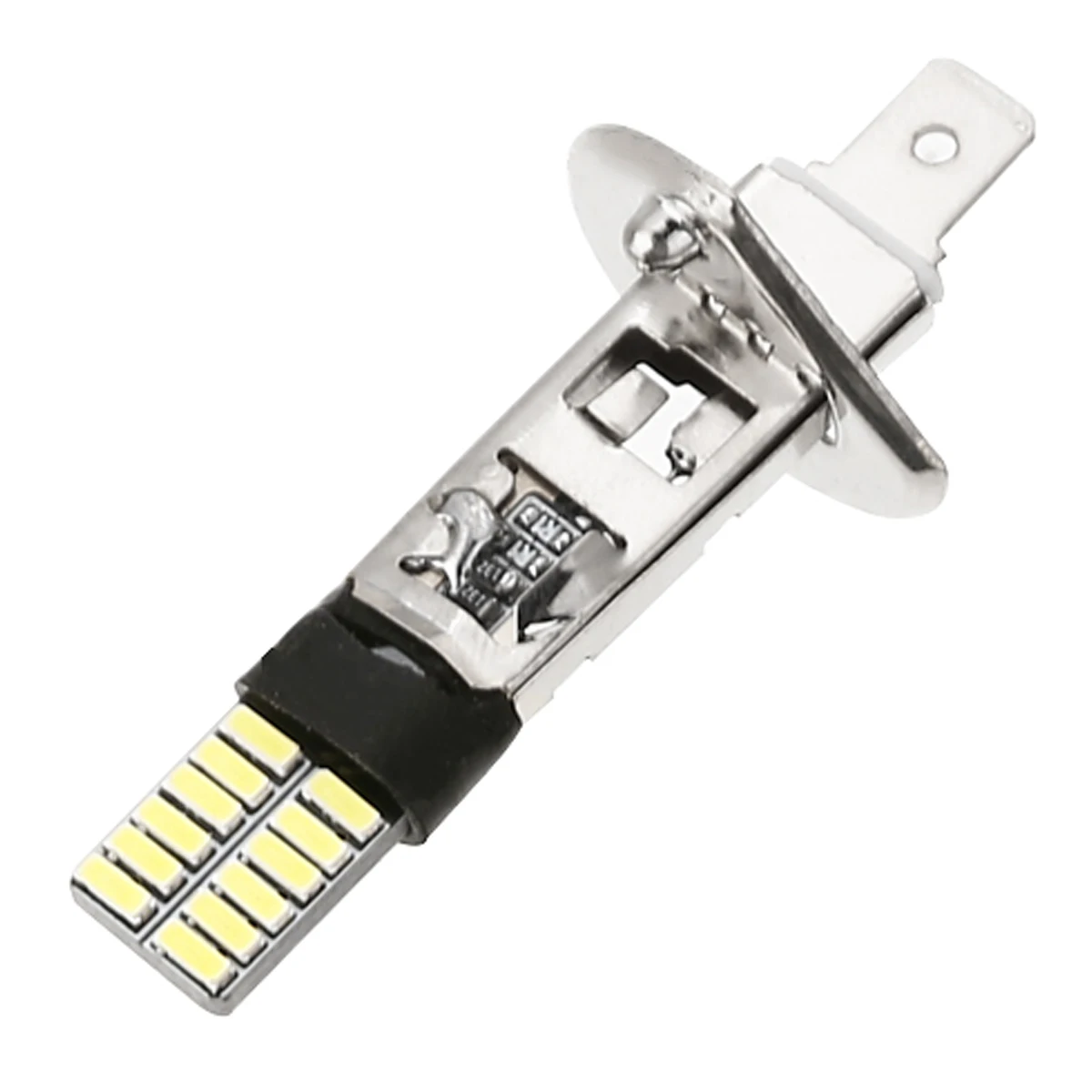 Mayitr 5pcs High Power H1 4014 24SMD LED Car Canbus Front Fog Light 6500K Driving Lamp Bulb White