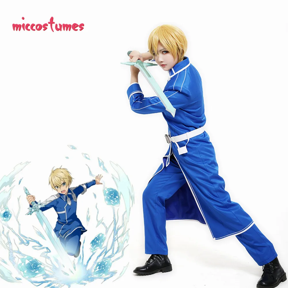 Sword Art Online Alicization Eugeo Cosplay Costume Uniform Men Halloween Outfit Sword Art Online Alicization Eugeo Cosplay Costume Uniform Men Halloween Outfit