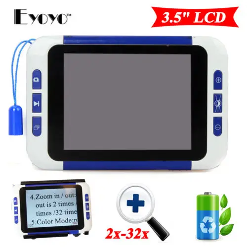 

Eyoyo 3.5-inch 2-32X Zoom Handheld Mobile Portable Video Digital Magnifier
