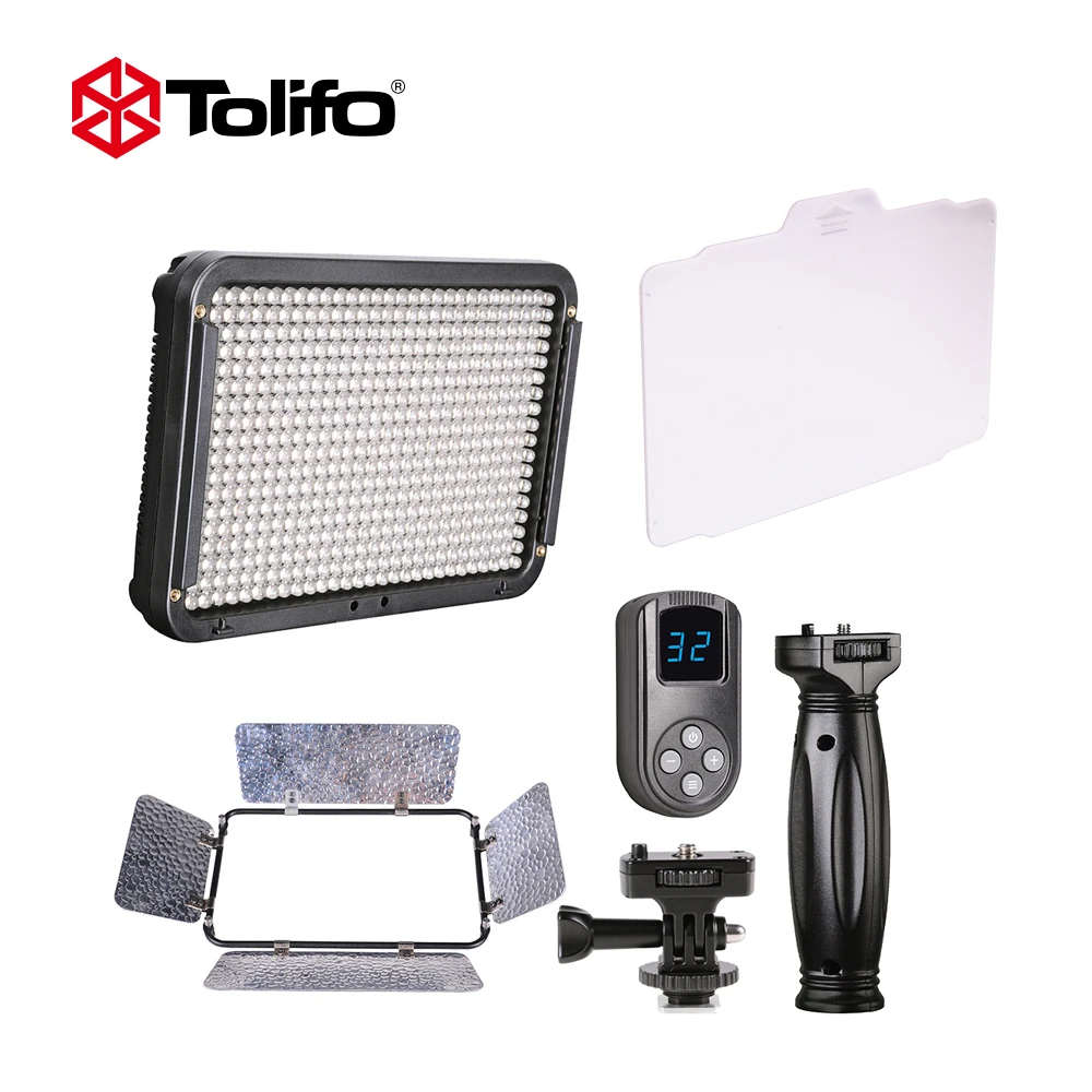 Tolifo Pt 504b 504 светодиодный Bi Color LED светильник Панель Светодиодный ным дисплеем 2 4G