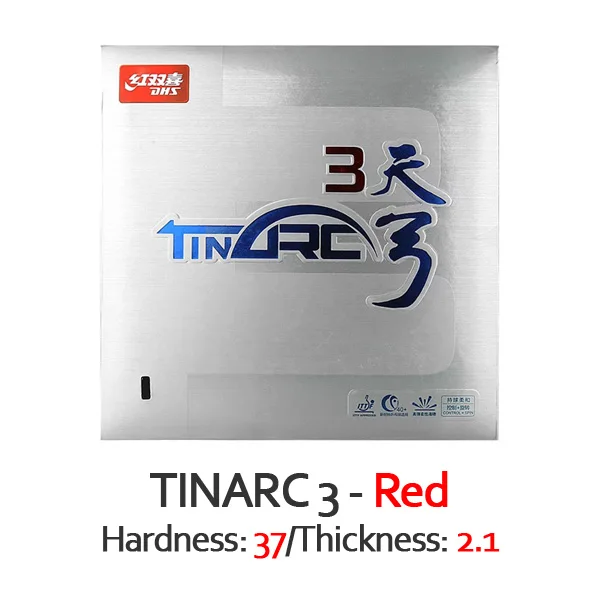 DHS TINARC 3/TINARC-3/TA3/Оловянная дуга 3 для настольного тенниса, оригинальная губка для пинг-понга - Цвет: Red H37 T2.1