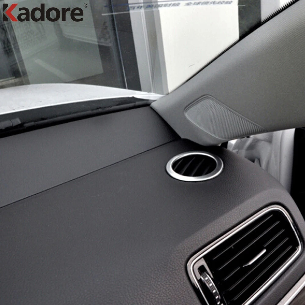 For Volkswagen VW Jetta 6 MK6 2015 2016 ABS Matte Round Outlet font b Box b