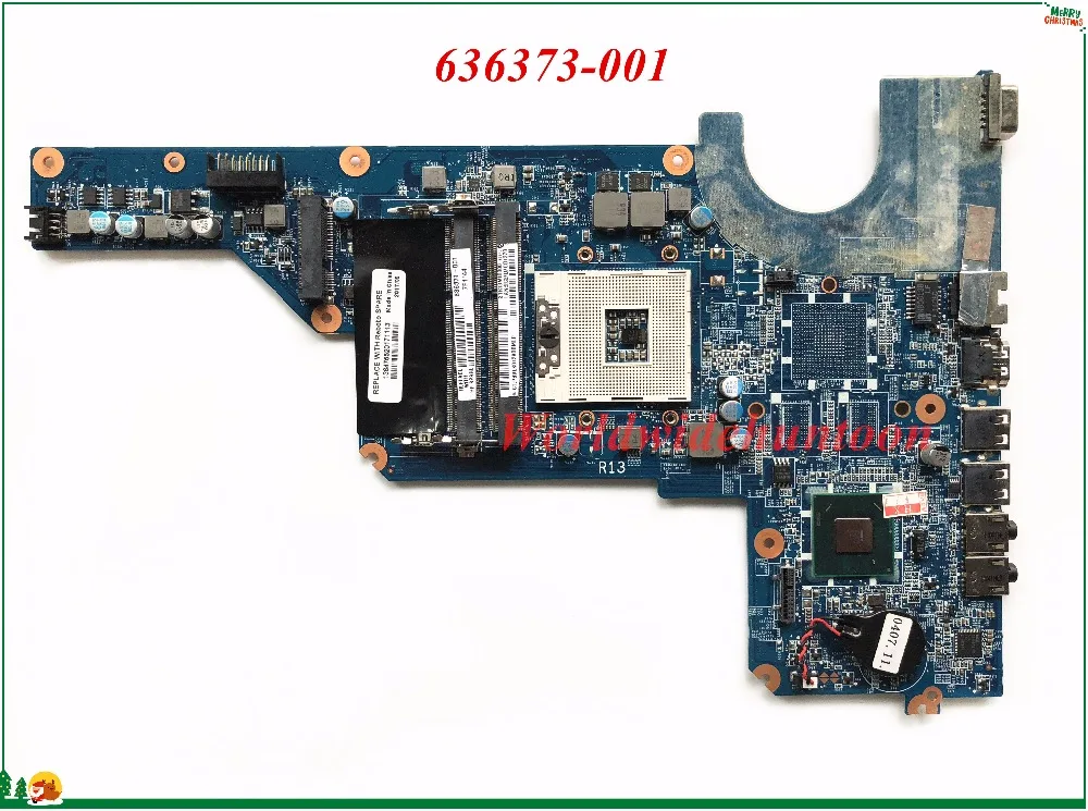 High Quality MB 636373-001 For HP G4 G6 G7 Series Laptop Motherboard DA0R13MB6E1 HM65 DDR3 100% Tested best motherboard for home pc