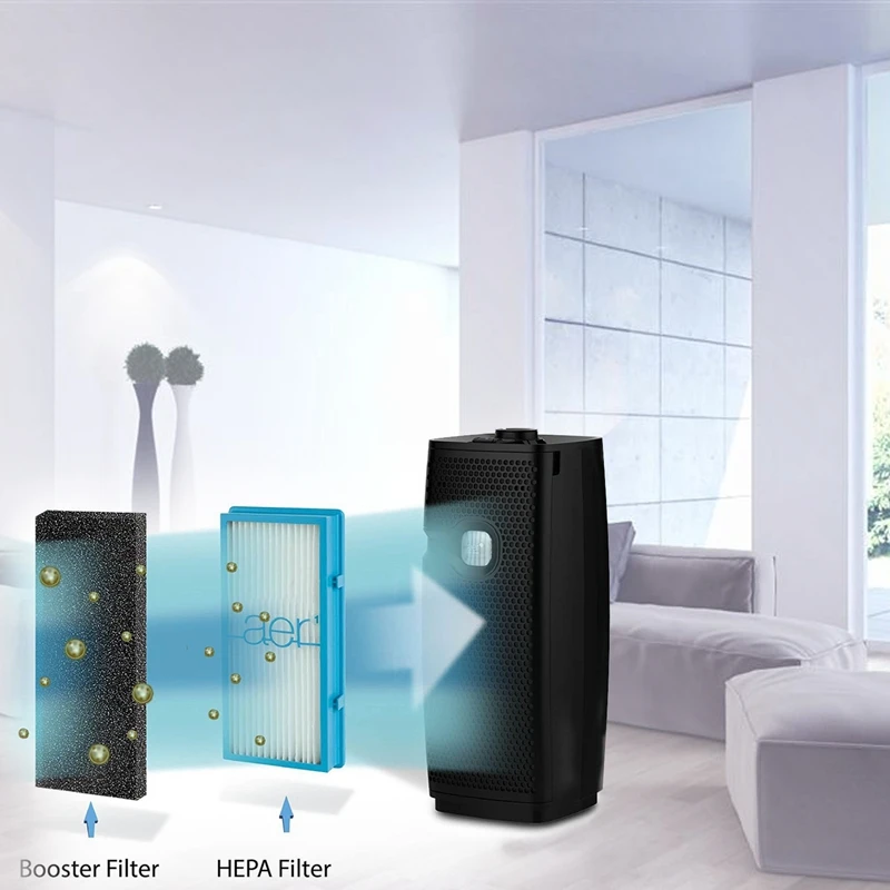 4 сменные карбоновые бустерные фильтры для Holmes Total air purifier Aer1 Series