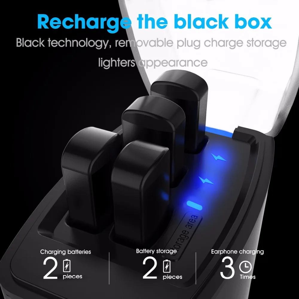 SYLLABLE D9X TWS Detachable Battery Bluetooth Earphone Portable Lighter Charge case Bluetooth Headset Wireless Earbud for Phone