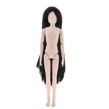 1/6 BJD мужская кукла голова скульптура с черными волосами и тела шар-шарнирная кукла части тела DIY Изготовление аксессуаров