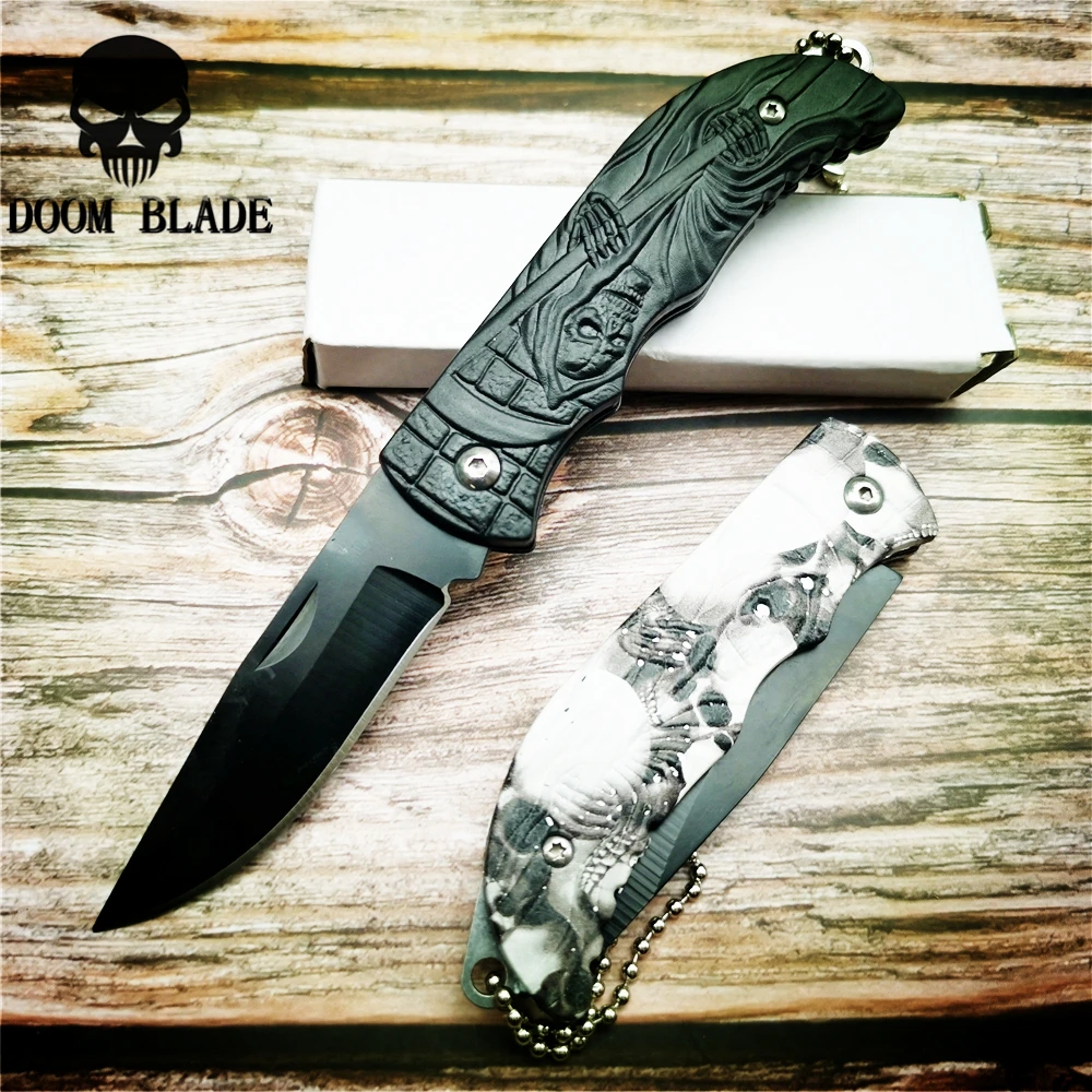 

160mm 5CR15MOV Blade Knives Mini Folding Pocket Knife Survival Tactical Multi Functional Stainless Steel EDC Knifes Keychain
