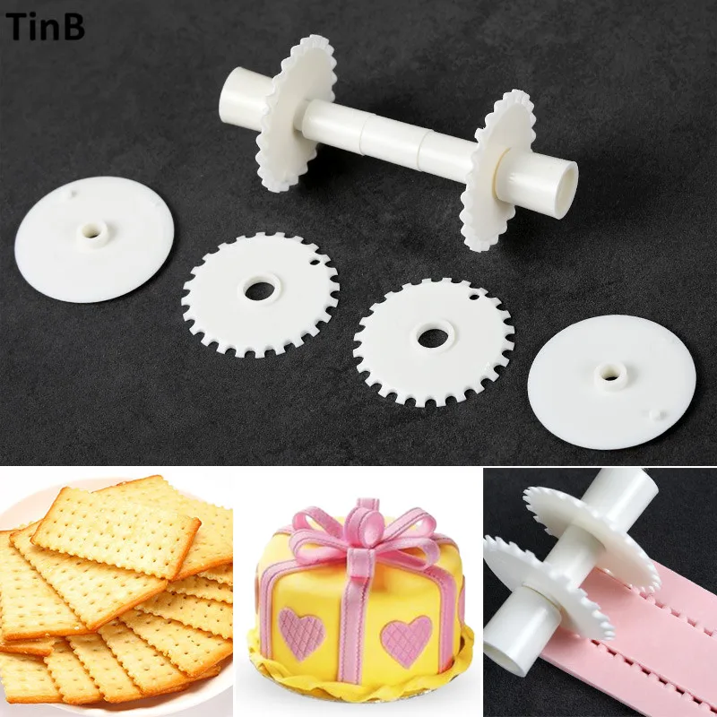 

Bakeware Kitchen Plastic Sugarcraft Cake Rollers Set Pastry Cake Border Decorating Tools Cake Mold Baking Tools For Cakes cocina