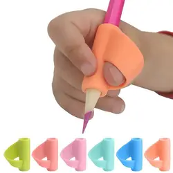 3 шт./компл. детей держатель для карандашей и ручек написание помощь сцепление устройство для коррекции положения пальцев инструмент школа