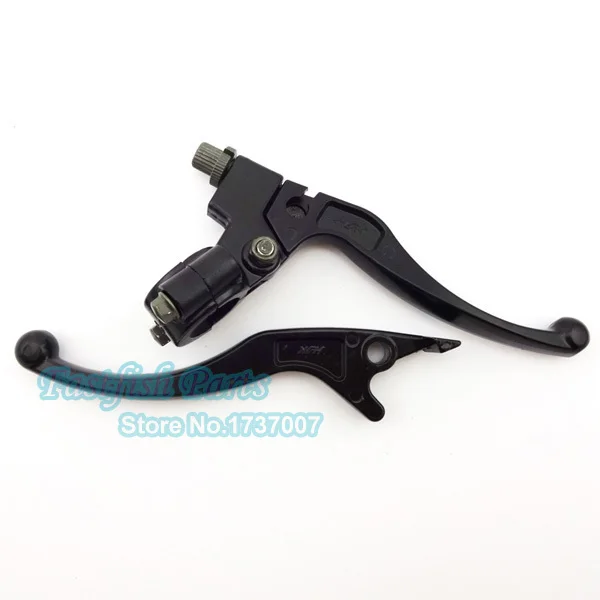Black Alloy Brake Clutch Levers Aluminum For CRF KLX TTR YCF GPX SSR