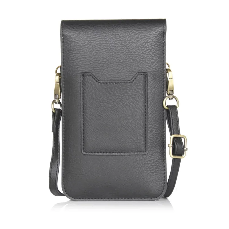 Универсальная кожаная сумка для мобильного телефона, сумка на плечо, карман, кошелек, чехол для iPhone X, 7, 8, samsung, S9, S8, huawei, Xiaomi, LG