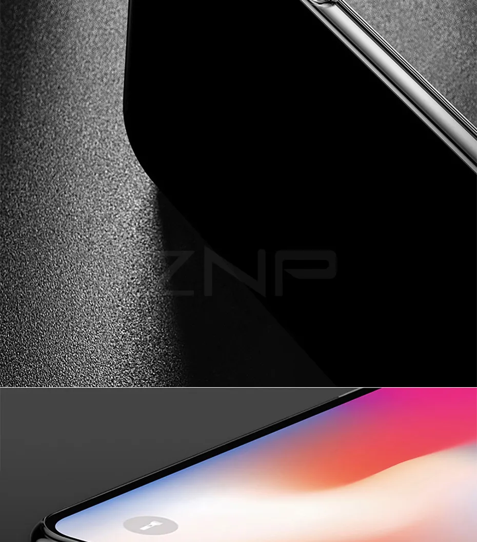 ZNP ультра тонкий мягкий прозрачный ТПУ чехол s для iPhone X XS 11 Pro Max прозрачный силиконовый Полный Чехол для iPhone XR XS Max чехол для телефона