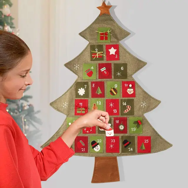 Christmas Decorations Ornament Tree Advent Calendar 2018 Christmas Decorations Ornament Tree Advent Calendar 2018 Countdown To Xmas Home Hanging