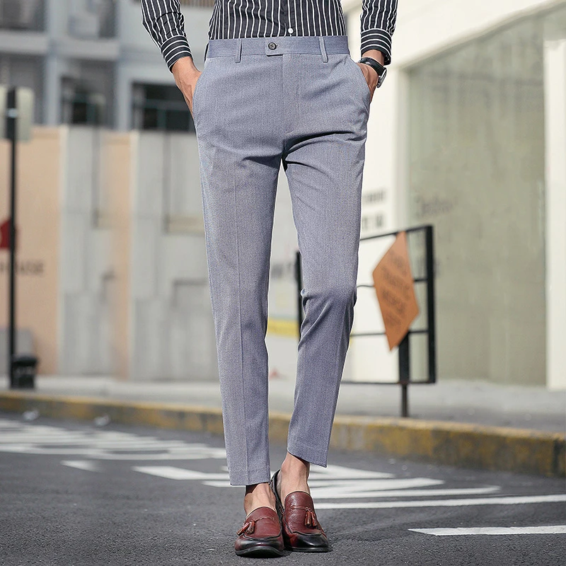 nuevos pantalones de moda para hombre pantalones hasta el tobillo nuevos pantalones de moda para hombre pantalones hasta el tobillo