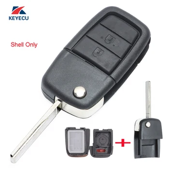 

KEYECU Replacement Flip Remote Key Shell Case Fob 2+1 Button for Holden VE COMMODORE Omega Berlina Calais SS SV6 HSV GTS
