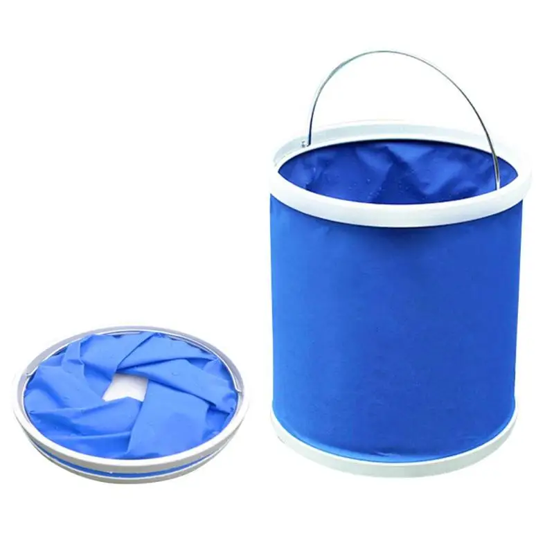 

9L 11L Waterproof Water Bags Fishing Folding Bucket Portable Bucket Water Container Storage Carrier Bag