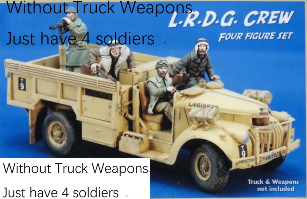 LRDG Crew without Truck Weapons333