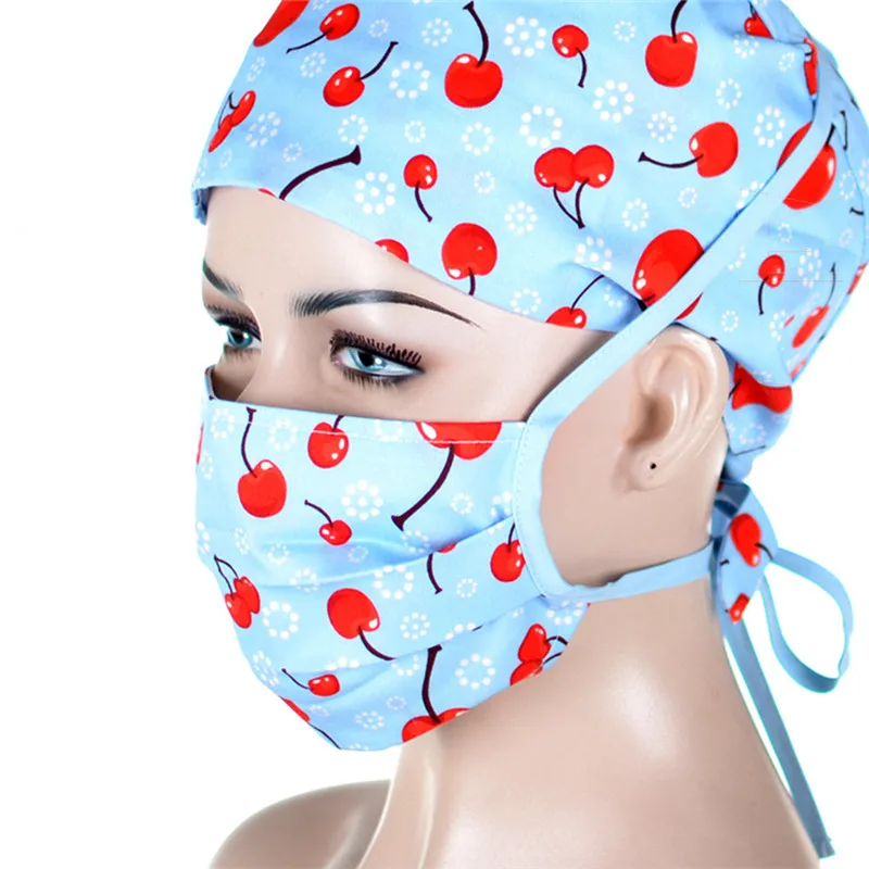 Медицинские маски унисекс с животным узором, хирургический скраб-маска, хлопок, регулируемые качественные маски для больниц или работы, ремешки для стоматолога - Цвет: Only Mask 7