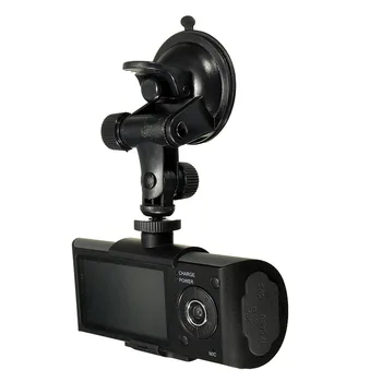 

2.7" In Car Taxi CCTV Front & Rear Dual Camera HD Video Journey Recorder Cam GPS