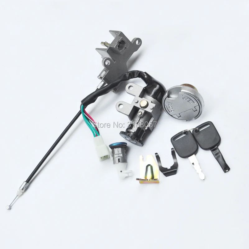 Комплект ключей зажигания для Gy6 49 50cc 125cc 150cc Peace Roketa Jonway Tank Scooter &amp moped 5 Pin |