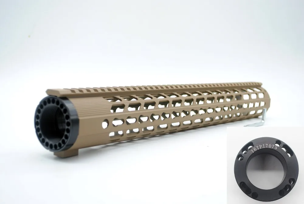 TirRock 17 ''дюймов. 308/7.62 Keymod направляющая для защиты от поплавков система