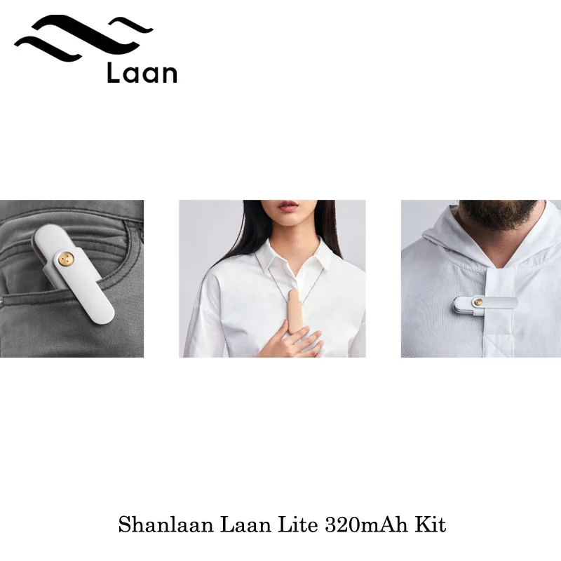 

Shanlaan Laan Lite Kit Electronic Cigarettes with 320mAh Battery 1.4ml Capacity 7.4W All-In-One Smoking Cartridge Vape Vaporizer
