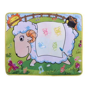 

1pc Water Drawing Painting Writing Mat Board Magic Pen Doodle Gift 59cmX48cm educational toys for baby girl boy children A1