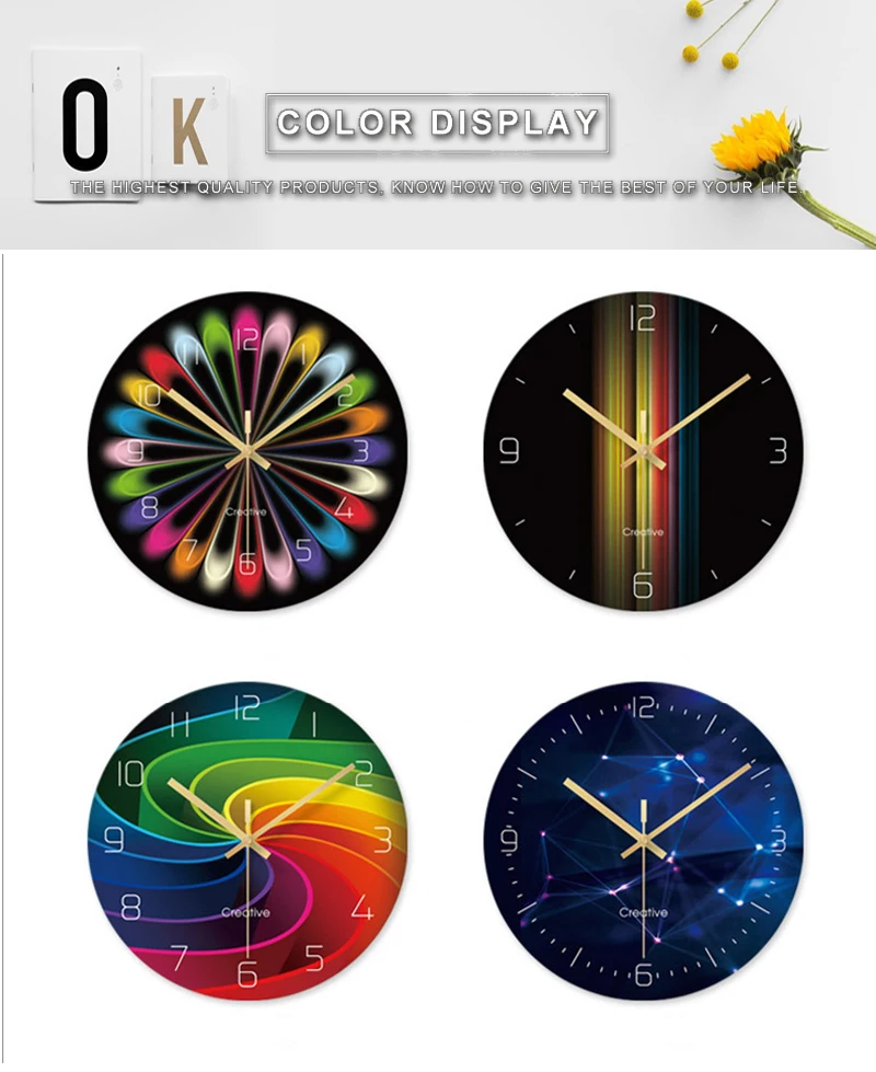 Modern Design Wall Watch Clock Wall Digital Wall Clock Watch Wall 3d Wall Clock Best Selling 2018 Products Shabby Chic Large Wall Clock Wall Clocks Kitchen Clock Wall (5)