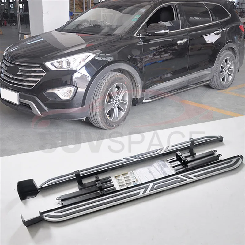 fit Hyundai Maxcruz Santa Fe 2013-2018 new running board side step nerf bar