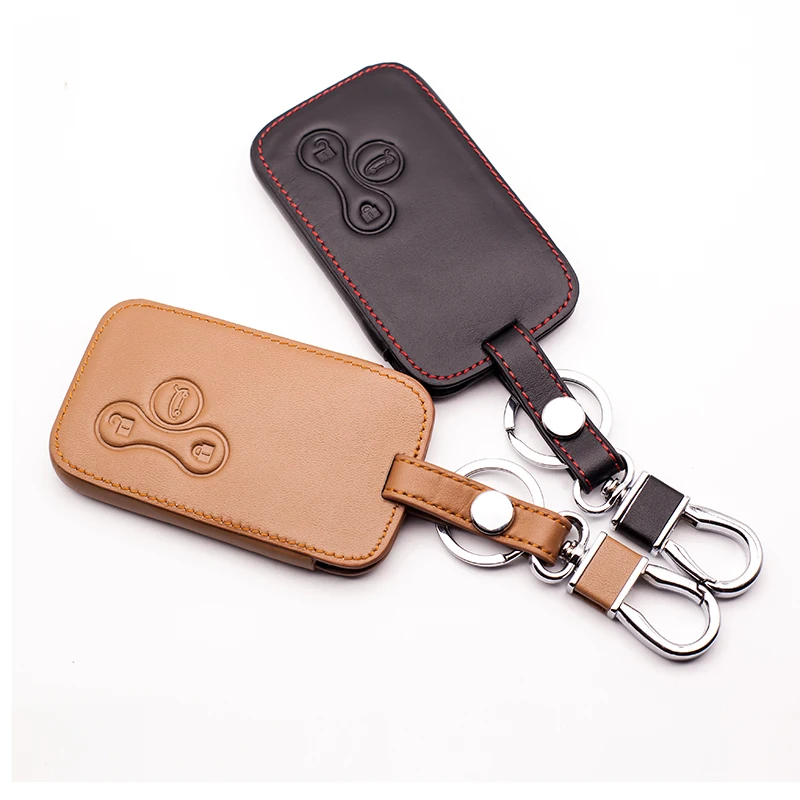 Аксессуары для автомобильных ключей, защитный кожаный чехол для ключей автомобиля, чехол для Renault Megane RS. Scenic 3 корпус для ключей на кнопке чехол Чехол для карт