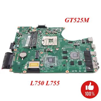 

NOKOTION DABLBDMB8E0 A000080820 Main Board For Toshiba satellite L750 L755 Laptop Motherboard HM65 DDR3 GT525M 1GB