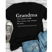 Oma Als EEN Moeder Zwart T-shirt Zomer Esthetische Tumblr Hipster Grunge Grappige T-shirt Casual Grafische Sarcastische Gezegden Tees Tops