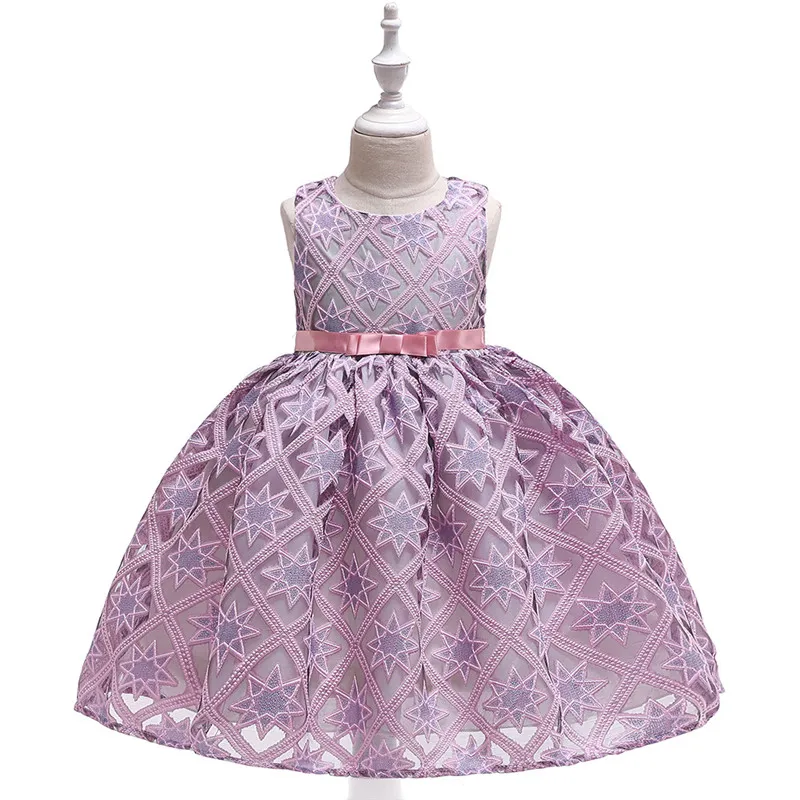 

Pageant Flower Girl Dress Knee Length Luxury Princess Ball Birthday Party Dance Gown Clothing