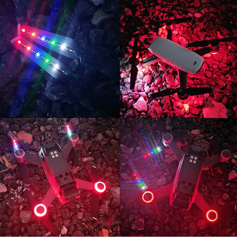 DJI Spark /spark комбо винтов светодиодный вспышка пропеллера USB Зарядное устройство