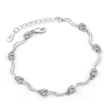 XIYANIKE-brazalete de circón de cristal Vintage Para mujer, Pulseras y brazaletes Para Las Mujeres VBS4064