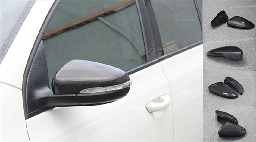 Пара Для VW Golf 5 6 7 MK6 MK7 R боковое зеркало заднего вида из углеродных волокон шапки 7,5 для VW Jetta MK6 Scirocco Passat B7 CC Touran