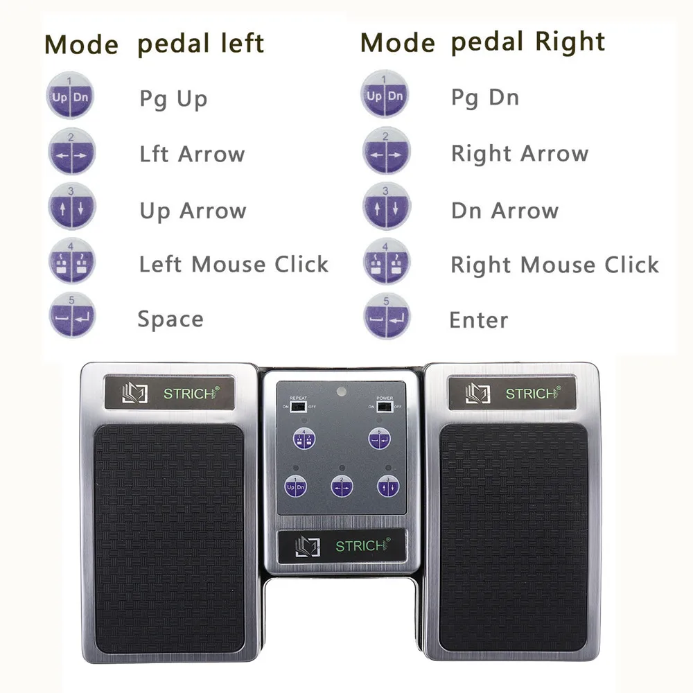 Перезаряжаемый инструмент, играющая педаль помощи, bluetooth Page Turner Pedal, Музыкальный беспроводной контроллер для планшетов